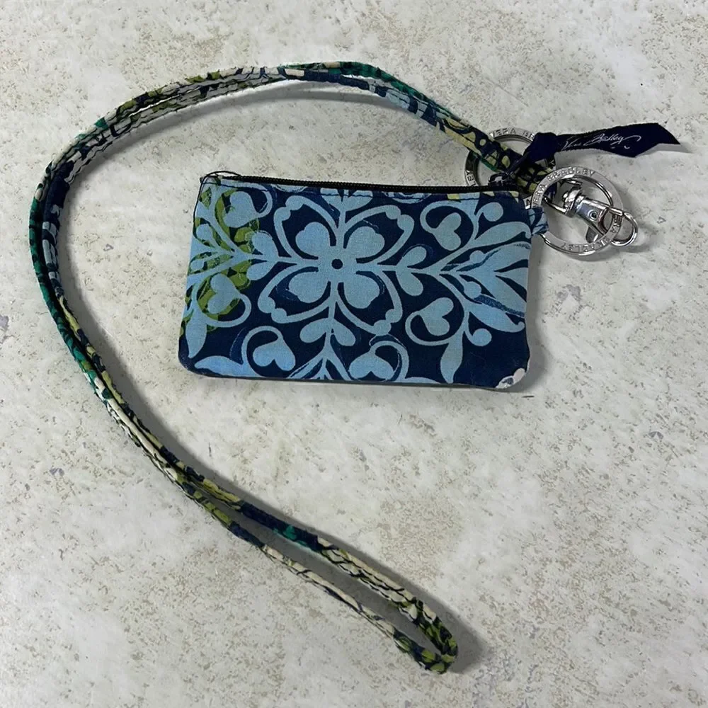 Vera Bradley Blue Rhapsody ID & Lanyard